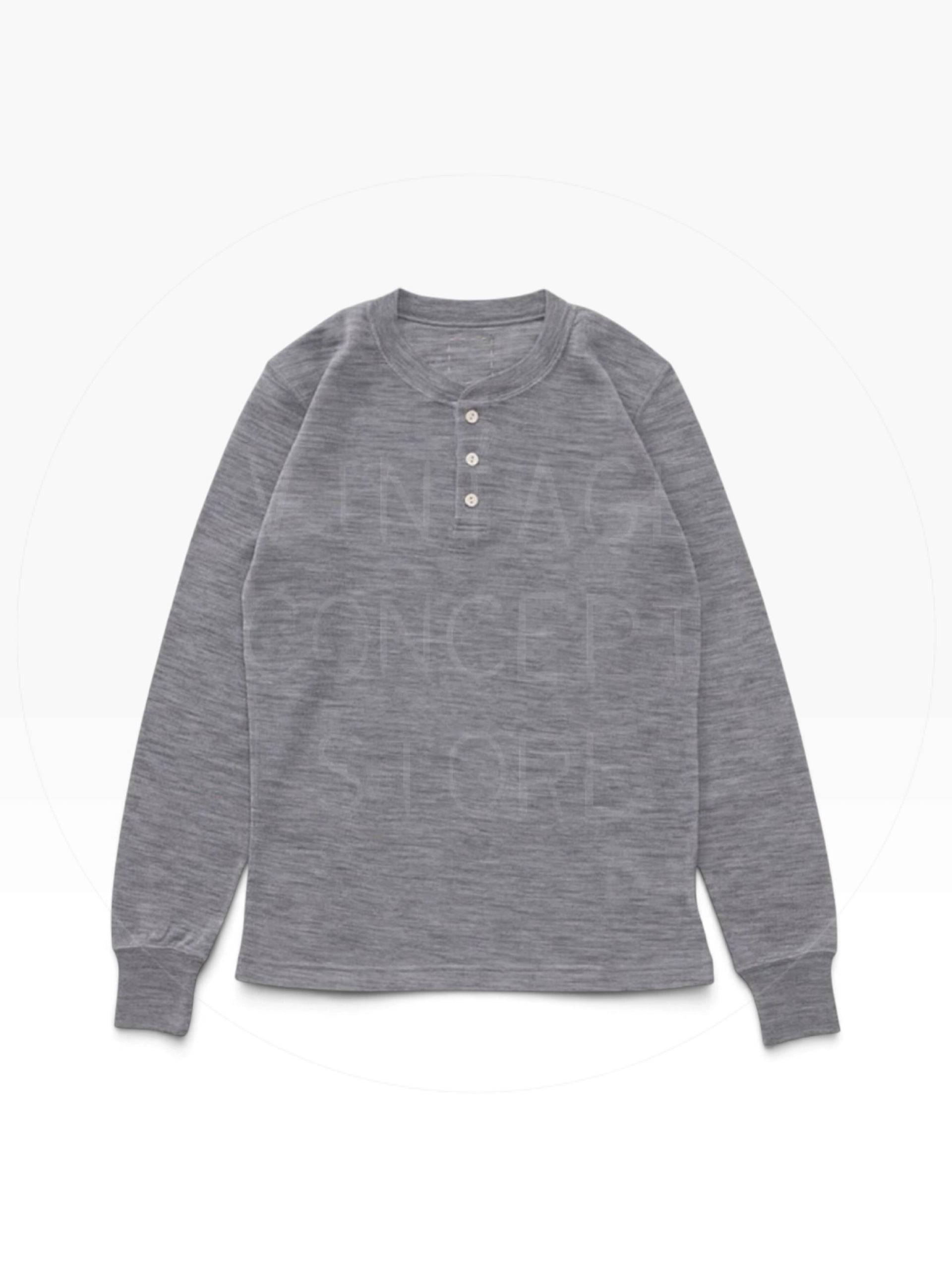 visvim 26AW THERMAL HENLEY L/S(SUPRRFINE)